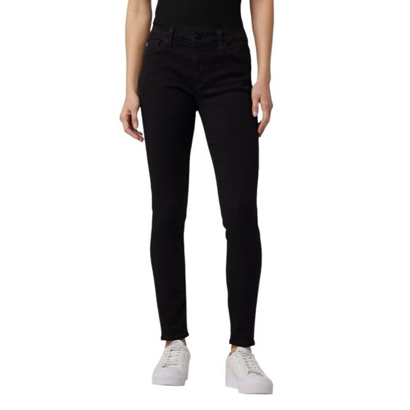 Hudson Jeans Denim - Hudson Natalie Black Mid-rise Skinny Ankle Denim Jeans size 31